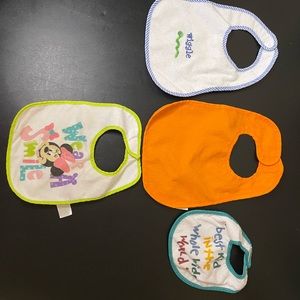 Assortment of 4 Baby Bibs